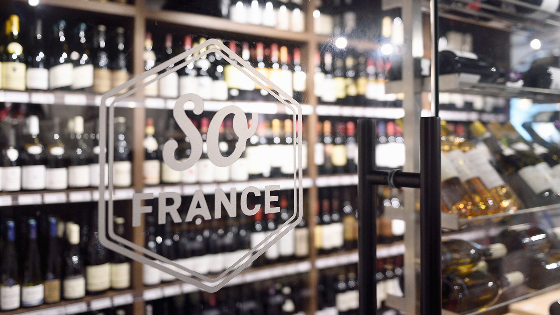 SO France @ Claymore retail interior design by Aym Design wine walk-in